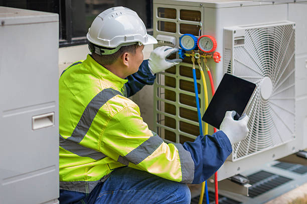 Professional Hvac technician working in Erwinna, PA
